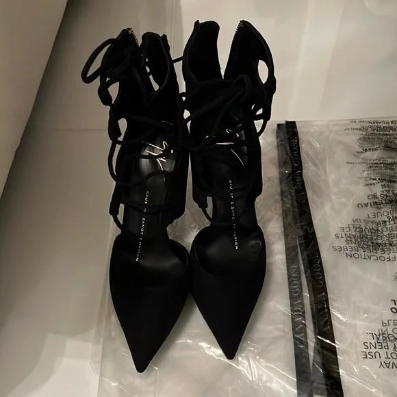 Giuseppe Zanotti lace up heels in size 35 - Picture 1 of 5